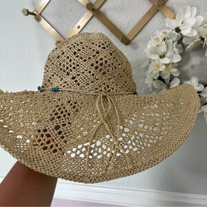 American Eagle - Wide Brim Sun Straw Vacation Hat